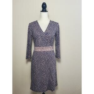 Ann Taylor Leafy Midi Wrap Dress 4